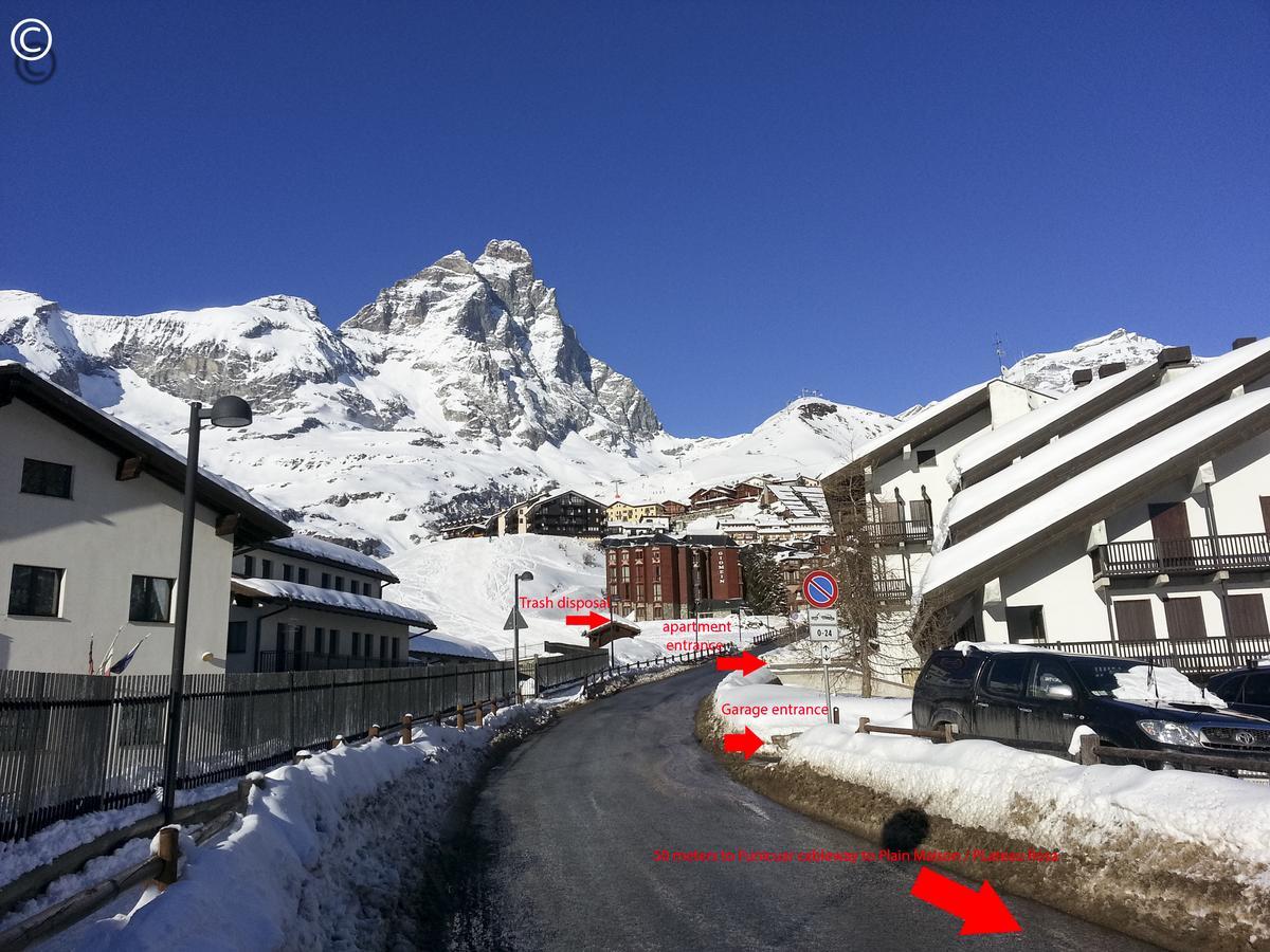 Breuil Cervinia Near Funicular Apartment With Private Garage Экстерьер фото